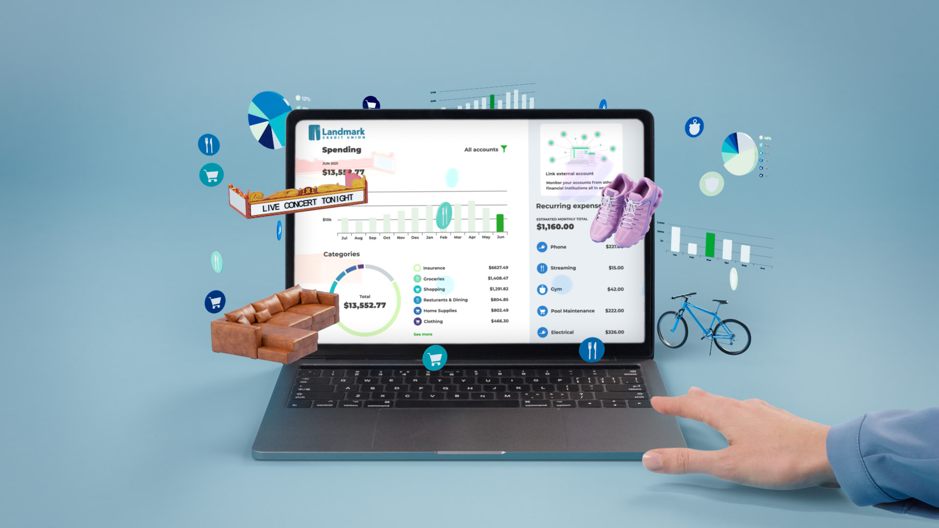 Thumbnail for Landmark Credit Union:  Banking Made Easy