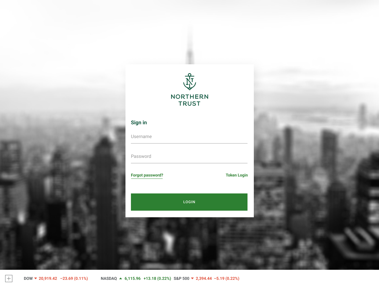 Thumbnail for Northern Trust - Institutional Investor Passport: UI/UX