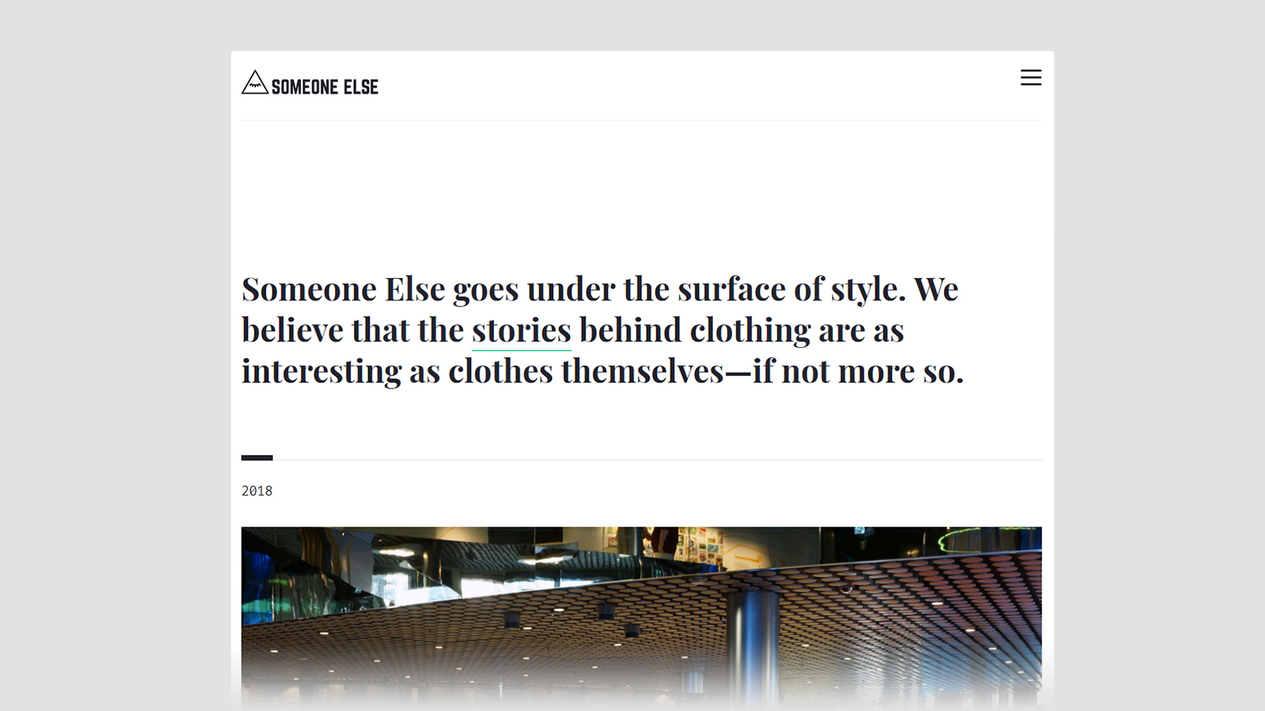 Thumbnail for Someone Else: Site and Branding